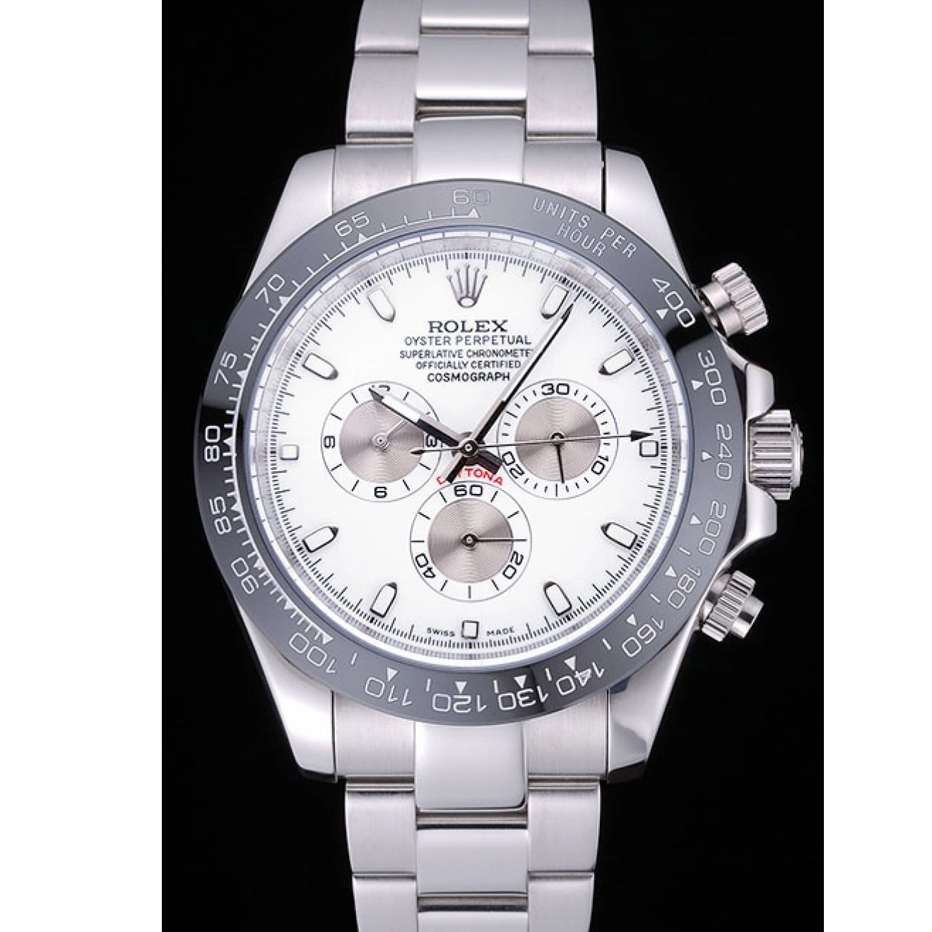 White Dial Bracelet Steel Cosmograph Daytona 622542 Stainless Rolex 0628